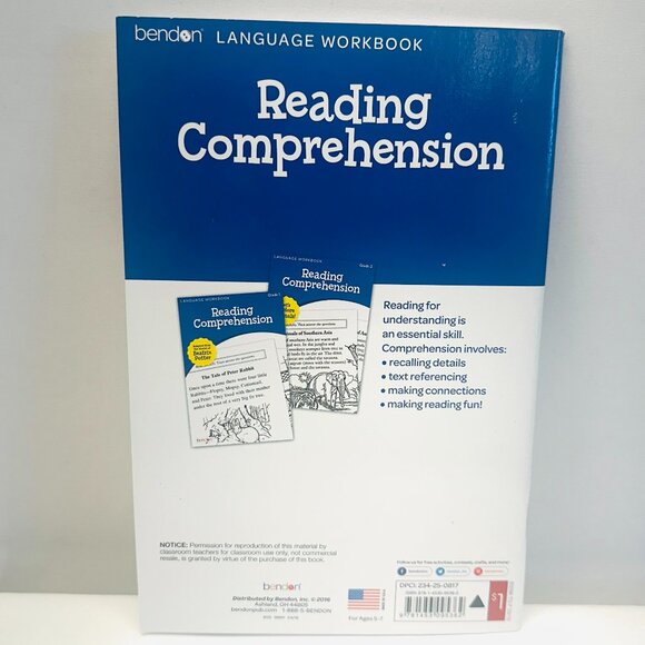 Bendon Language Workbook - Reading Comprehension - Grade 1 - Picture 2 of 2